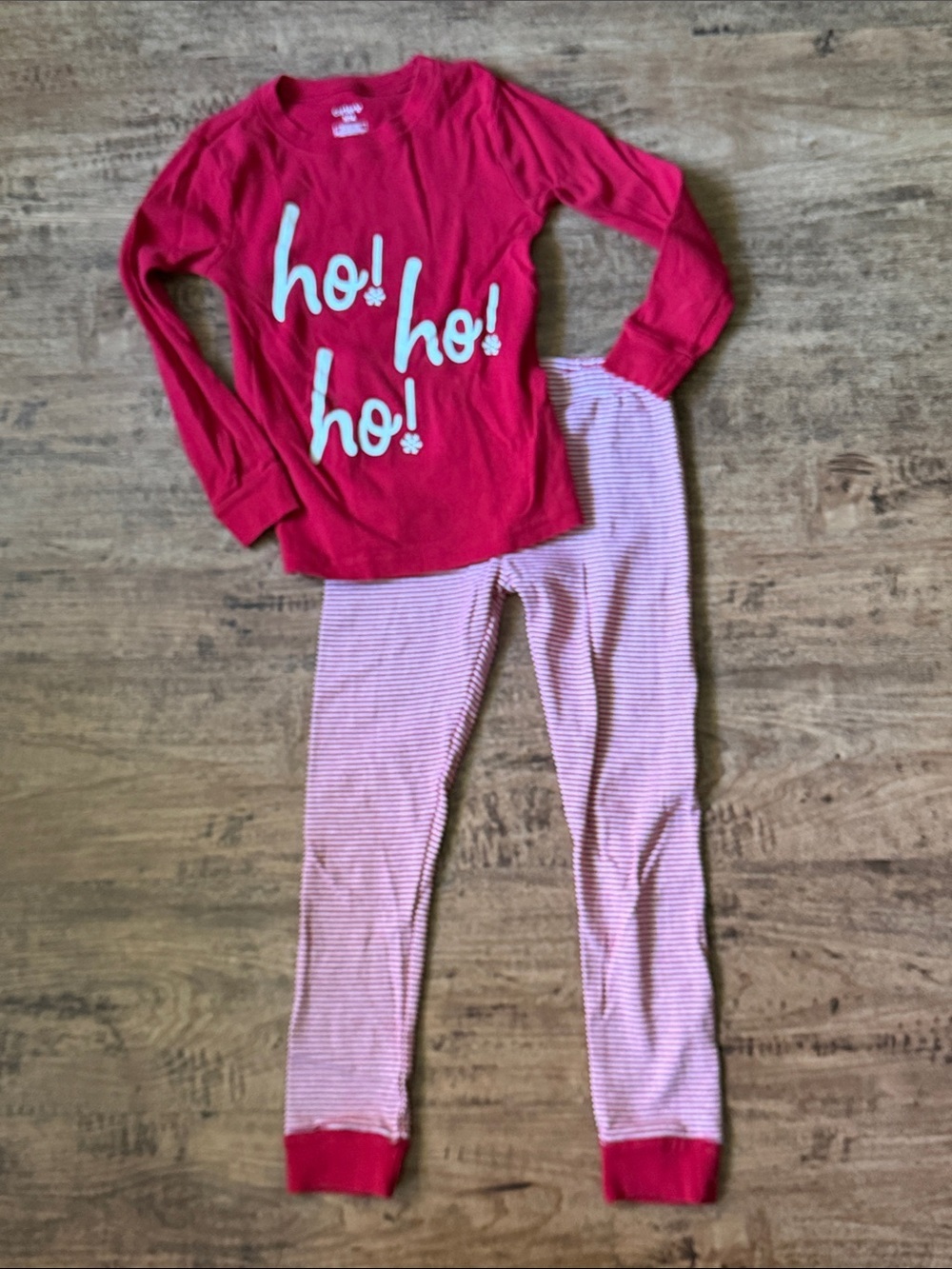 Carter's Red Holiday Top with White Graphic